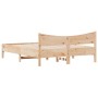 Estructura de cama con cabecero madera maciza pino 160x200 cm de , Camas y somieres - Ref: Foro24-3216363, Precio: 170,85 €, ...
