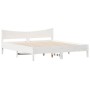 Estructura cama cabecero madera maciza pino blanco 180x200 cm de , Camas y somieres - Ref: Foro24-3216361, Precio: 211,23 €, ...