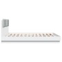 Estructura cama con cabecero madera ingeniería blanco 180x200cm de , Camas y somieres - Ref: Foro24-3209898, Precio: 224,94 €...