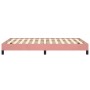 Estructura de cama terciopelo rosa 120x190 cm de , Camas y somieres - Ref: Foro24-379507, Precio: 100,01 €, Descuento: %