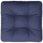 Cojín para sofá de palets de tela azul marino 60x60x12 cm de , Cojines para sillas y sofás - Ref: Foro24-377851, Precio: 25,4...
