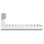 Estructura de cama con cabecero y luces LED blanco 120x190 cm de , Camas y somieres - Ref: Foro24-3210052, Precio: 223,58 €, ...