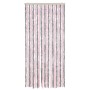 Cortina antimoscas chenilla gris plateado y rosa 90x200 cm de , Mosquiteras para ventanas - Ref: Foro24-377362, Precio: 63,73...