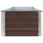 Arriate de jardín de acero galvanizado marrón 320x40x45 cm de vidaXL, Maceteros y jardineras - Ref: Foro24-47054, Precio: 72,...