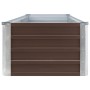 Arriate de jardín de acero galvanizado marrón 320x40x45 cm de vidaXL, Maceteros y jardineras - Ref: Foro24-47054, Precio: 73,...