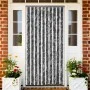 Cortina antimoscas chenilla gris y blanco 100x200 cm de , Mosquiteras para ventanas - Ref: Foro24-377369, Precio: 63,85 €, De...