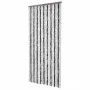 Cortina antimoscas chenilla gris y blanco 100x200 cm de , Mosquiteras para ventanas - Ref: Foro24-377369, Precio: 63,85 €, De...