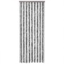 Cortina antimoscas chenilla gris y blanco 100x200 cm de , Mosquiteras para ventanas - Ref: Foro24-377369, Precio: 54,39 €, De...