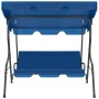 Banco columpio de jardín tela azul oscuro 170x110x153 cm de vidaXL, Balancines de jardín - Ref: Foro24-48557, Precio: 162,22 ...