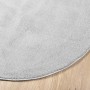 Alfombra de pelo corto OVIEDO gris Ø 200 cm de , Alfombras - Ref: Foro24-375547, Precio: 83,44 €, Descuento: %