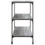 Carrito de cocina madera ingeniería gris Sonoma 102x50x95 cm de , Carros de cocina y comedor - Ref: Foro24-842324, Precio: 84...