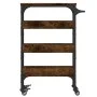 Smoked oak engineered wood kitchen cart 53x20x76 cm by , Kitchen and dining carts - Ref: Foro24-842353, Price: 54,39 €, Disco...