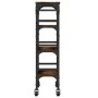 Smoked oak engineered wood kitchen cart 53x20x76 cm by , Kitchen and dining carts - Ref: Foro24-842353, Price: 54,39 €, Disco...
