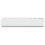 Estructura de cama con LED madera ingeniería blanco 100x200 cm de , Camas y somieres - Ref: Foro24-3209625, Precio: 139,78 €,...
