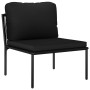 Juego de muebles de jardín con cojines 6 piezas PVC negro de vidaXL, Conjuntos de jardín - Ref: Foro24-48589, Precio: 459,62 ...