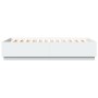 Estructura de cama con LED madera ingeniería blanco 150x200 cm de , Camas y somieres - Ref: Foro24-3209604, Precio: 178,91 €,...