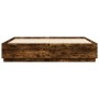 Estructura cama con luces LED madera roble ahumado 180x200 cm de , Camas y somieres - Ref: Foro24-3209594, Precio: 181,29 €, ...