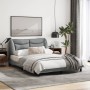 Estructura de cama con luces LED tela gris claro 120x200 cm de , Camas y somieres - Ref: Foro24-3213690, Precio: 192,75 €, De...
