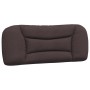 Estructura de cama con luces LED tela marrón oscuro 100x200 cm de , Camas y somieres - Ref: Foro24-3213686, Precio: 147,92 €,...