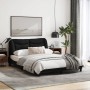 Estructura de cama con luces LED tela negro 120x200 cm de , Camas y somieres - Ref: Foro24-3213692, Precio: 188,43 €, Descuen...
