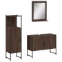Set de muebles de baño 3 pzas madera contrachapada roble marrón de , Muebles de baño - Ref: Foro24-3214353, Precio: 150,19 €,...