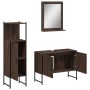 Set de muebles de baño 3 pzas madera contrachapada roble marrón de , Muebles de baño - Ref: Foro24-3214353, Precio: 150,19 €,...
