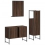 Set de muebles de baño 3 pzas madera contrachapada roble marrón de , Muebles de baño - Ref: Foro24-3214353, Precio: 150,19 €,...