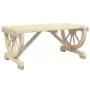 Solid fir wood garden coffee table 90x50x40 cm by , Garden tables - Ref: Foro24-365107, Price: 97,56 €, Discount: %