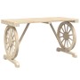 Mesa de jardín madera maciza abeto 115x55x65 cm de , Mesas de jardín - Ref: Foro24-365113, Precio: 165,79 €, Descuento: %