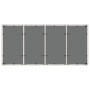 Mesa de jardín superficie de vidrio ratán PE blanco 190x90x75cm de , Mesas de jardín - Ref: Foro24-368129, Precio: 156,21 €, ...