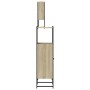 Set de muebles de baño 3 pzas madera contrachapada roble Sonoma de , Muebles de baño - Ref: Foro24-3214696, Precio: 181,72 €,...