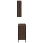 Set de muebles baño 2 pzas madera contrachapada marrón roble de , Muebles de baño - Ref: Foro24-3214724, Precio: 137,30 €, De...