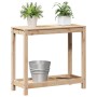 Mesa de plantación con estante madera maciza pino 82,5x35x75 cm de , Soportes para macetas - Ref: Foro24-832387, Precio: 68,5...