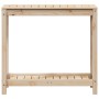 Mesa de plantación con estante madera maciza pino 82,5x35x75 cm de , Soportes para macetas - Ref: Foro24-832387, Precio: 68,5...