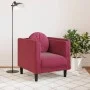 Sessel mit rotem Samtkissen von , Sofas - Ref: Foro24-372626, Preis: 154,09 €, Rabatt: %