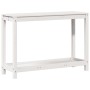 Mesa de plantación con estante madera pino blanco 108x35x75 cm de , Soportes para macetas - Ref: Foro24-832393, Precio: 92,57...