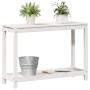 Mesa de plantación con estante madera pino blanco 108x35x75 cm de , Soportes para macetas - Ref: Foro24-832393, Precio: 92,57...