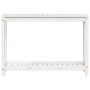 Mesa de plantación con estante madera pino blanco 108x35x75 cm de , Soportes para macetas - Ref: Foro24-832393, Precio: 92,57...