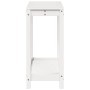 Mesa de plantación con estante madera pino blanco 108x35x75 cm de , Soportes para macetas - Ref: Foro24-832393, Precio: 92,57...