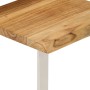 Set de 3 mesas apilables con borde natural madera maciza acacia de , Mesas auxiliares - Ref: Foro24-372761, Precio: 176,51 €,...