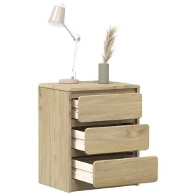 SAUDA Nachttisch aus massivem Kiefern-Eichenholz 44x35x56 cm von , Nachttische - Ref: Foro24-377594, Preis: 73,51 €, Rabatt: %