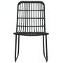 Set de mesa y sillas de jardín 3 piezas ratán sintético negro de vidaXL, Conjuntos de jardín - Ref: Foro24-48585, Precio: 120...