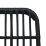 Set de mesa y sillas de jardín 3 piezas ratán sintético negro de vidaXL, Conjuntos de jardín - Ref: Foro24-48585, Precio: 120...