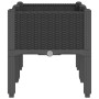 Jardinera con patas PP negro 80x40x42 cm de , Maceteros y jardineras - Ref: Foro24-367893, Precio: 61,49 €, Descuento: %