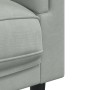 Sofá con cojines 2 plazas terciopelo gris claro de , Sofás - Ref: Foro24-372632, Precio: 199,23 €, Descuento: %