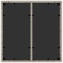 Mesa de jardín superficie vidrio ratán PE gris claro 90x90x75cm de , Mesas de jardín - Ref: Foro24-368122, Precio: 102,78 €, ...
