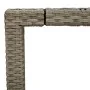 Mesa de jardín superficie vidrio ratán PE gris claro 90x90x75cm de , Mesas de jardín - Ref: Foro24-368122, Precio: 107,73 €, ...