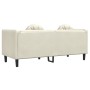 Sofá con cojines 2 plazas terciopelo color crema de , Sofás - Ref: Foro24-372639, Precio: 244,34 €, Descuento: %