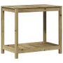 Mesa plantación con estante madera pino impregnada 82,5x50x75cm de , Soportes para macetas - Ref: Foro24-832401, Precio: 78,5...