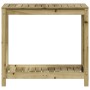 Mesa plantación con estante madera pino impregnada 82,5x50x75cm de , Soportes para macetas - Ref: Foro24-832401, Precio: 78,5...